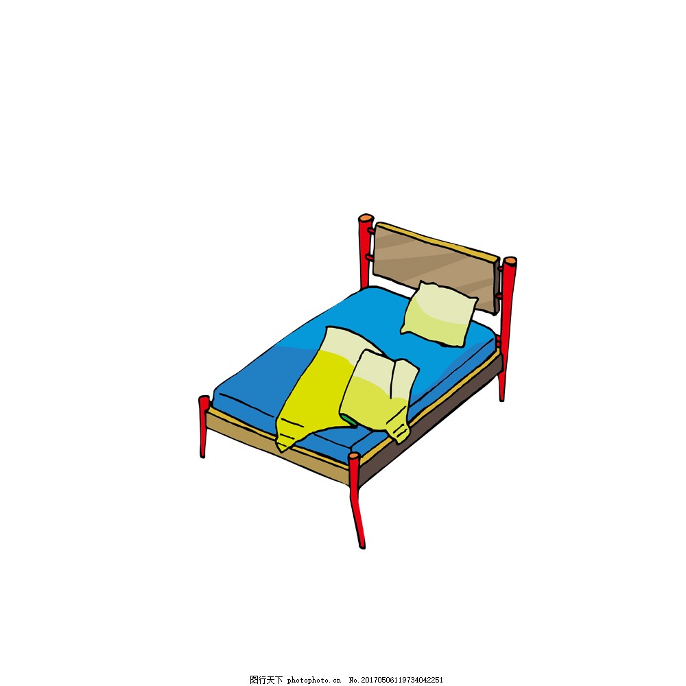 卡通手绘单人床 为生活注入童趣与艺术气息